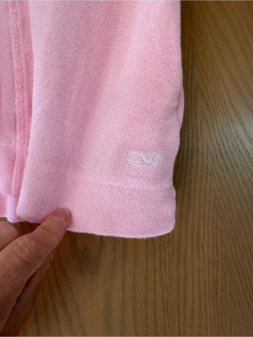 Lilly Pulitzer Pink Hooded Terry Girls' Swim Coverup Organic Cotton / 4T